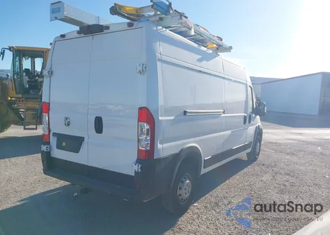 2023 Ram Promaster 2500 High Roof 159 Wb from USA, damaged, VIN 3C6LRVDGXPE603778